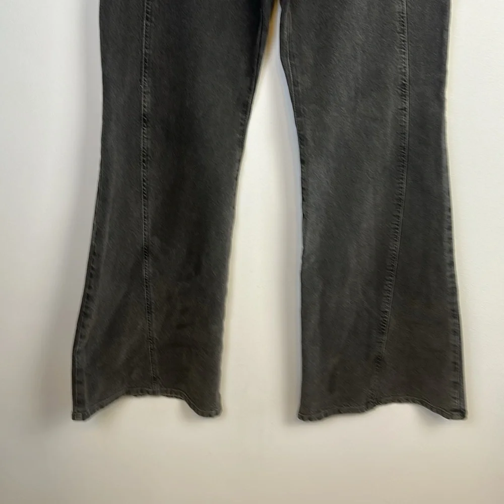 Free People We The Free Florence Flare Jeans High Rise Size 32 Stretch Cotton